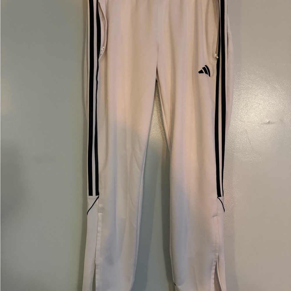 Adidas women’s White Track Pants